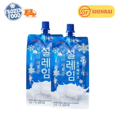 Kem Túi Sữa Tuyết Snow Ice Milk Shake Lotte Hàn Quốc( túi 160ml)
